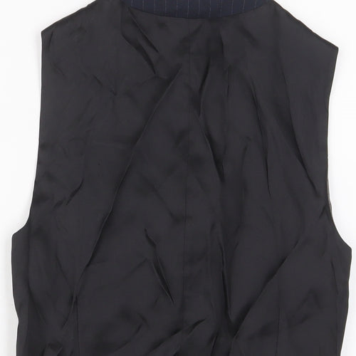 NEXT Mens Blue Wool Jacket Suit Waistcoat Size 34 Regular