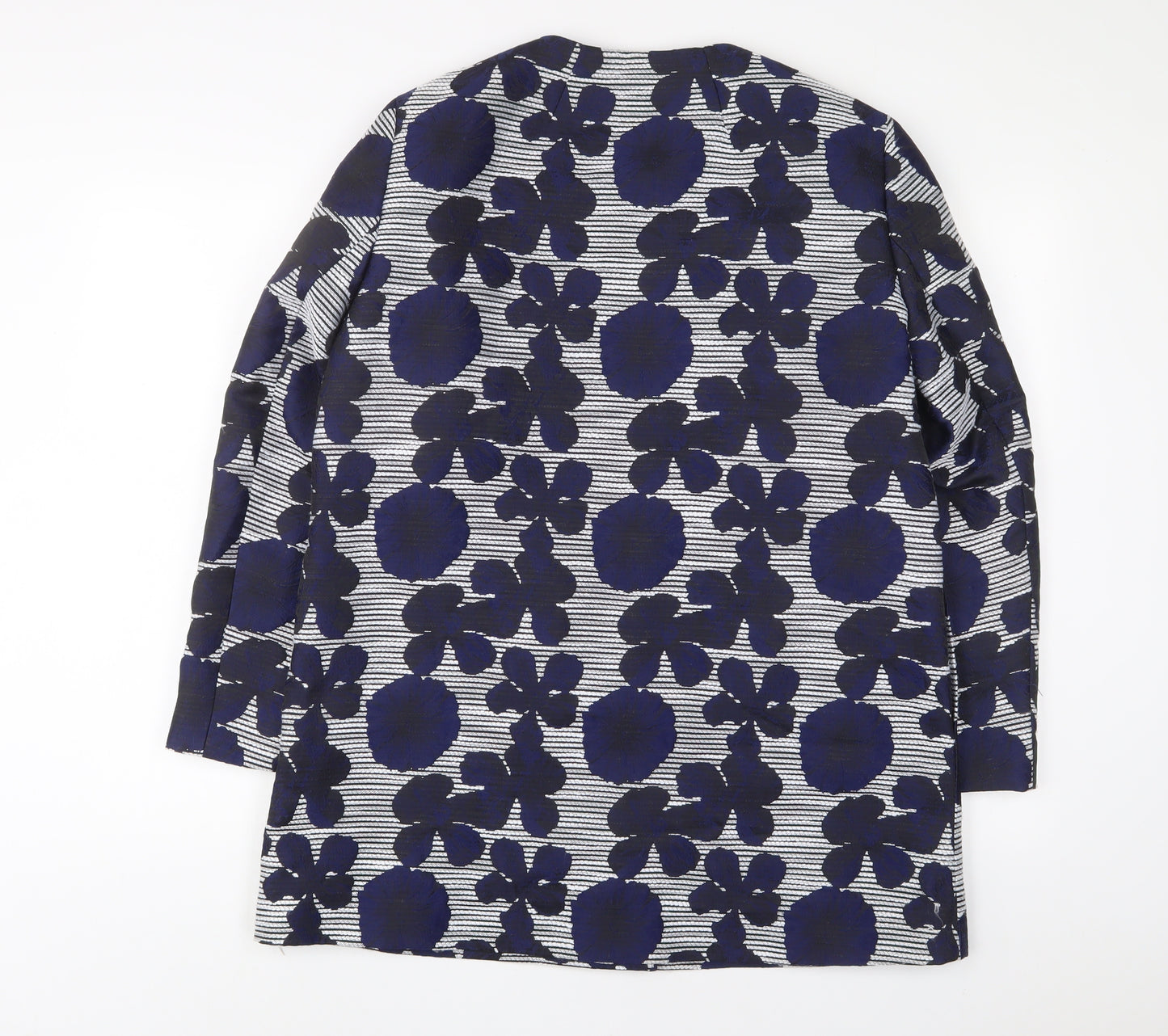 Precis Womens Blue Floral Jacket Size 14