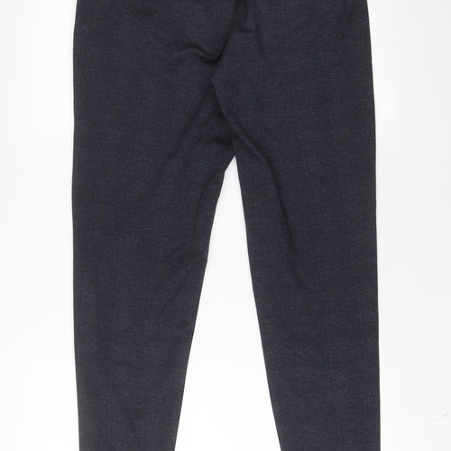celio* Womens Blue Polyester Trousers Size S L30 in Regular Hook & Eye