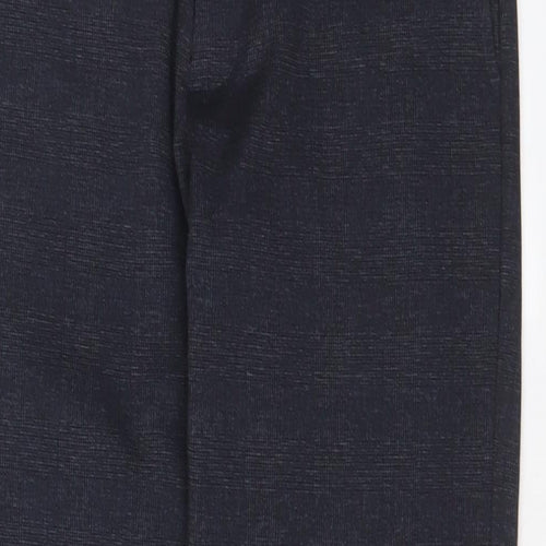 celio* Womens Blue Polyester Trousers Size S L30 in Regular Hook & Eye