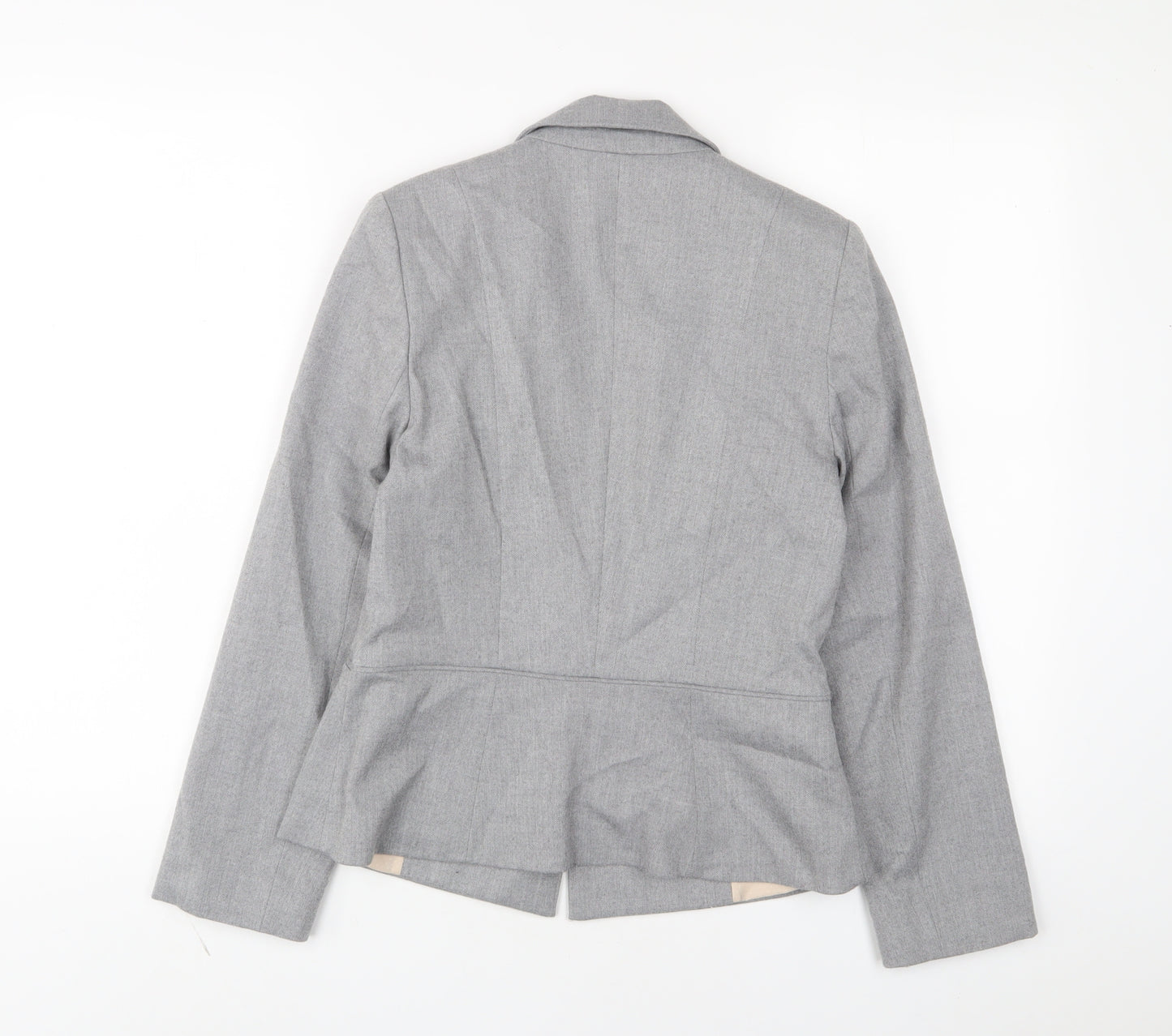 Oasis Womens Grey Jacket Blazer Size 8 Button