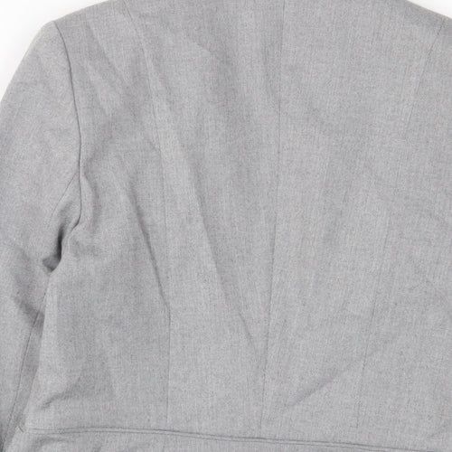 Oasis Womens Grey Jacket Blazer Size 8 Button