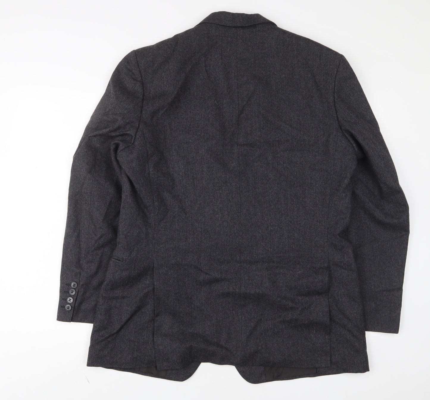 St Michael Mens Grey Wool Jacket Suit Jacket Size 42 Regular