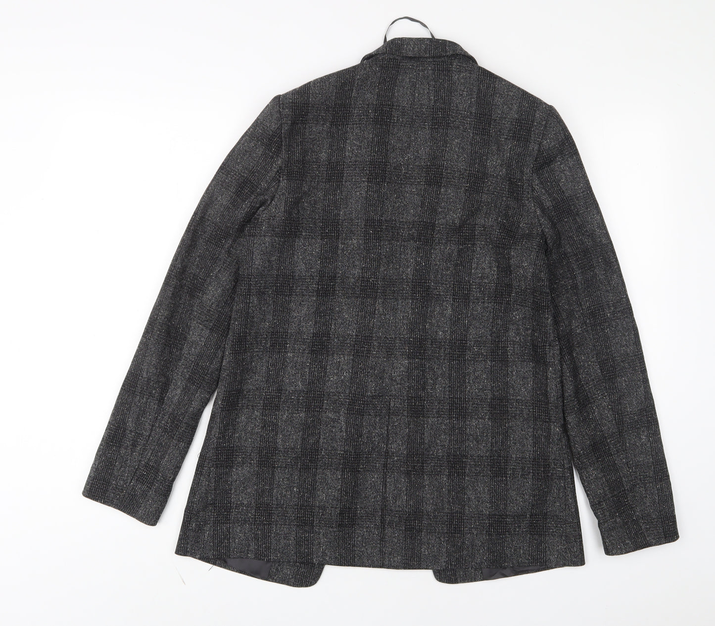 Topshop Womens Grey Jacket Blazer Size 8 - Open
