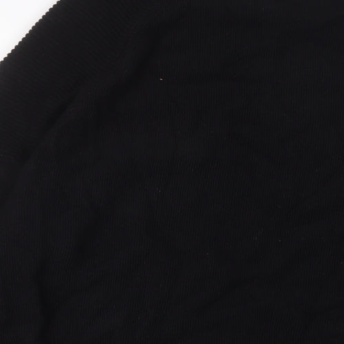 NEXT Mens Black Crew Neck Cotton Pullover Jumper Size 2XL Long Sleeve