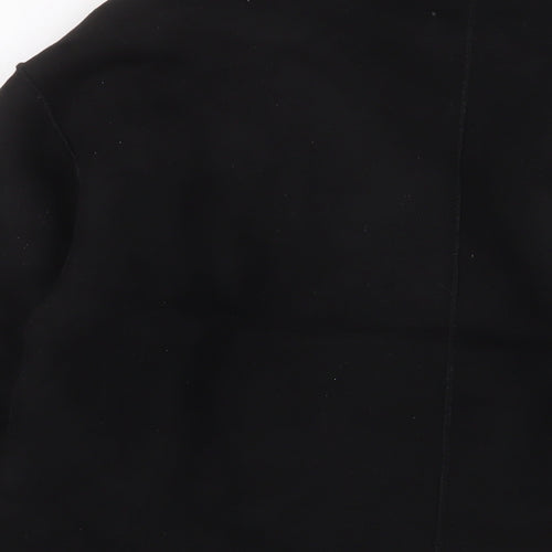 H&M Womens Black Jacket Size 10 Zip - Zip Pockets