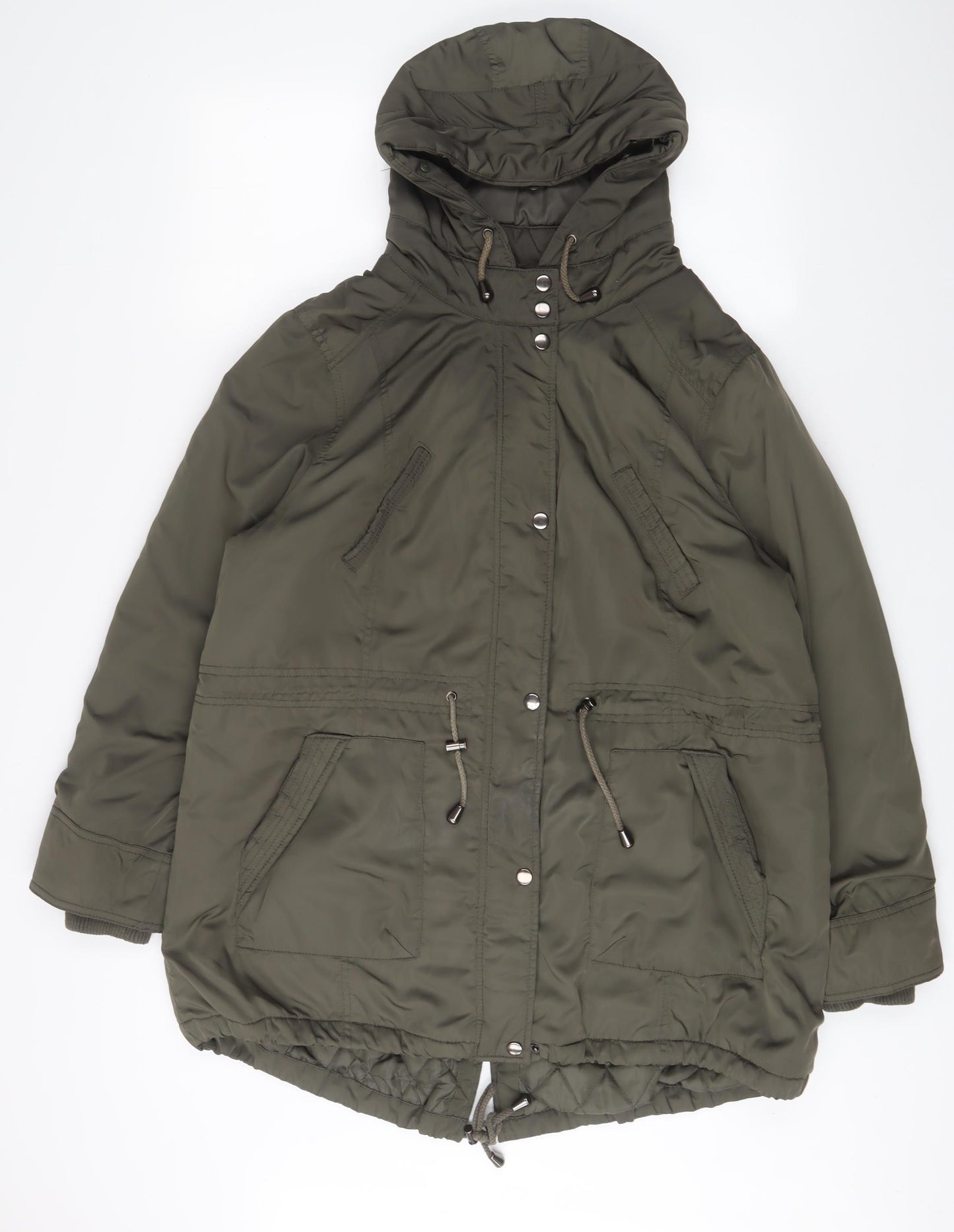 BHS Womens Green Jacket Coat Size 20 Zip
