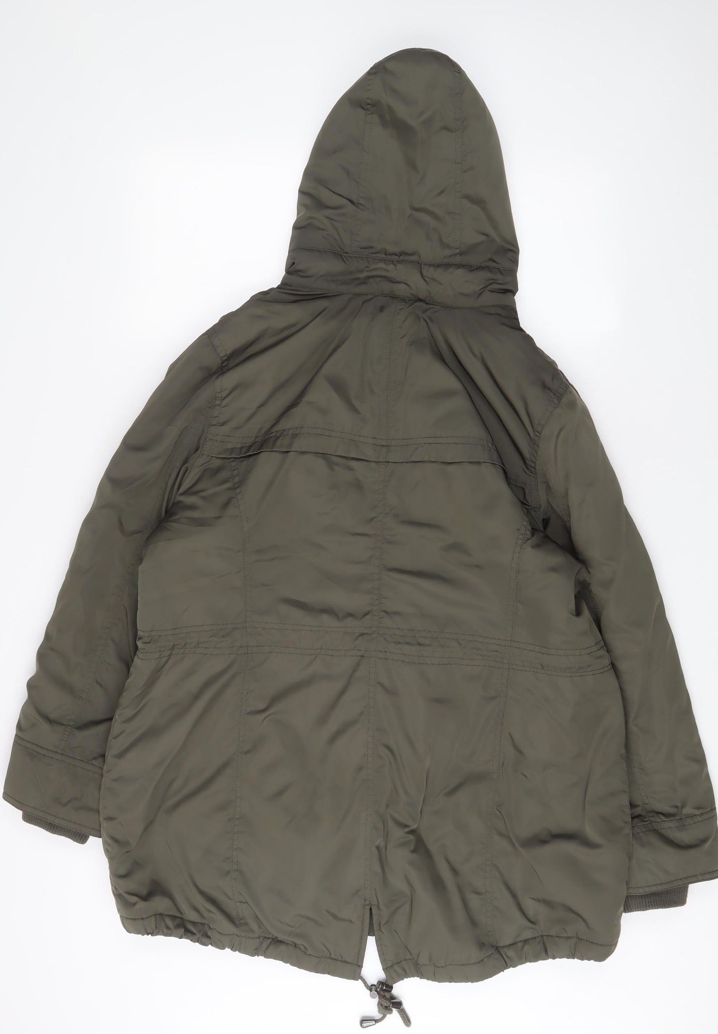 BHS Womens Green Jacket Coat Size 20 Zip