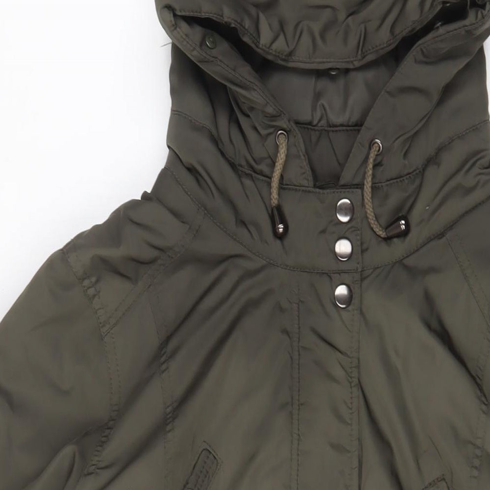 BHS Womens Green Jacket Coat Size 20 Zip