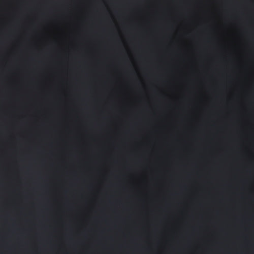 Marks and Spencer Womens Black Polyester A-Line Skirt Size 20 Zip