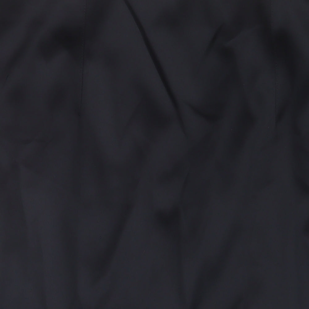 Marks and Spencer Womens Black Polyester A-Line Skirt Size 20 Zip