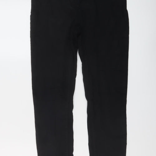 NEXT Womens Black Cotton Jegging Jeans Size 10 L28 in Regular Button