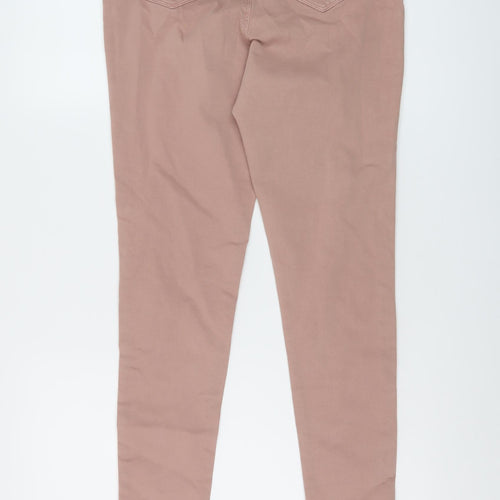 George Womens Pink Cotton Jegging Jeans Size 10 L27 in Regular