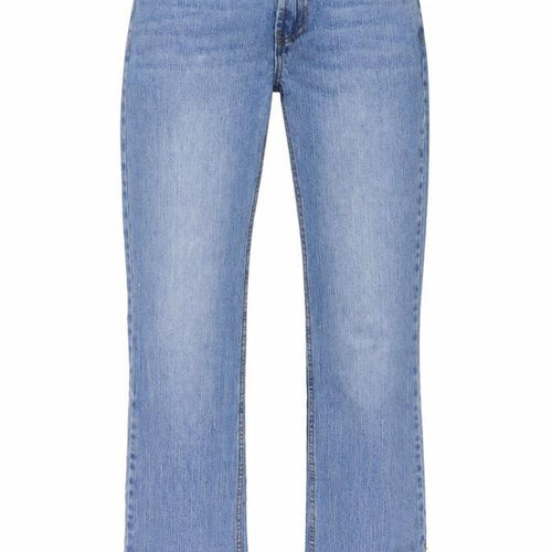 J. Galat Womens Blue Cotton Straight Jeans Size S L31 in Regular Button