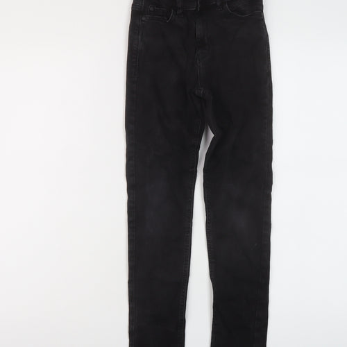 NEXT Boys Black Cotton Skinny Jeans Size 9 Months Regular Button