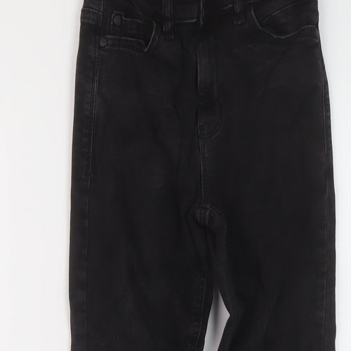 NEXT Boys Black Cotton Skinny Jeans Size 9 Months Regular Button
