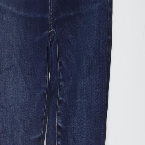 Gap Womens Blue Cotton Skinny Jeans Size 28 in L27 in Regular Button