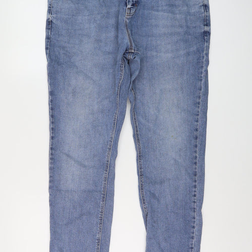 Blue Sky Mens Blue Cotton Straight Jeans Size 36 in L27 in Regular Button