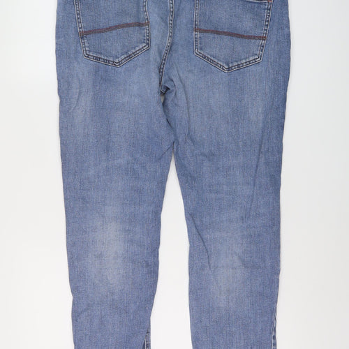 Blue Sky Mens Blue Cotton Straight Jeans Size 36 in L27 in Regular Button
