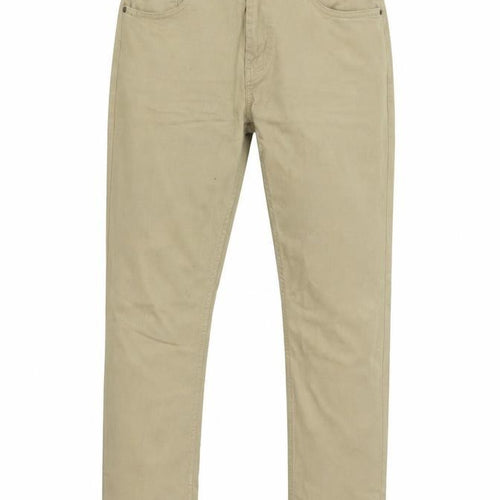Denim & Co. Mens Beige Cotton Straight Jeans Size 34 in L30 in Regular Button