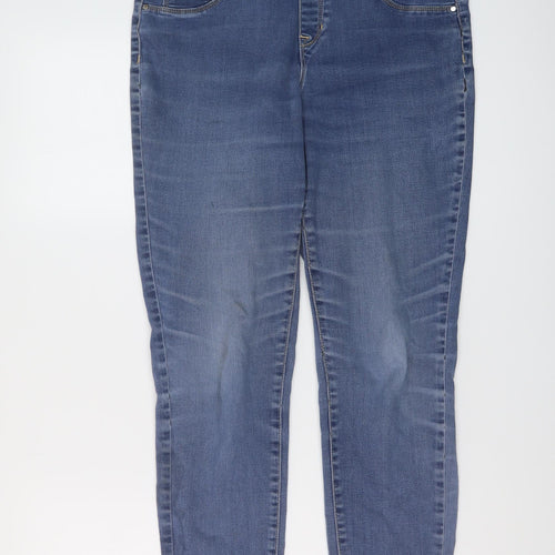Geroge Womens Blue Cotton Jegging Jeans Size 12 L28 in Regular