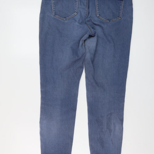 Geroge Womens Blue Cotton Jegging Jeans Size 12 L28 in Regular