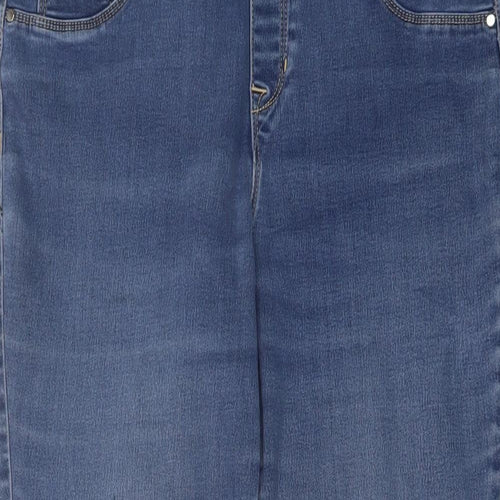Geroge Womens Blue Cotton Jegging Jeans Size 12 L28 in Regular