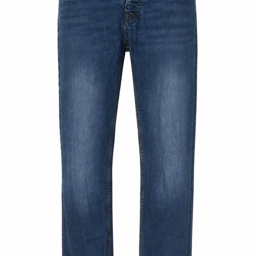 Denim & Co. Mens Blue Cotton Straight Jeans Size 32 in L31 in Regular Button