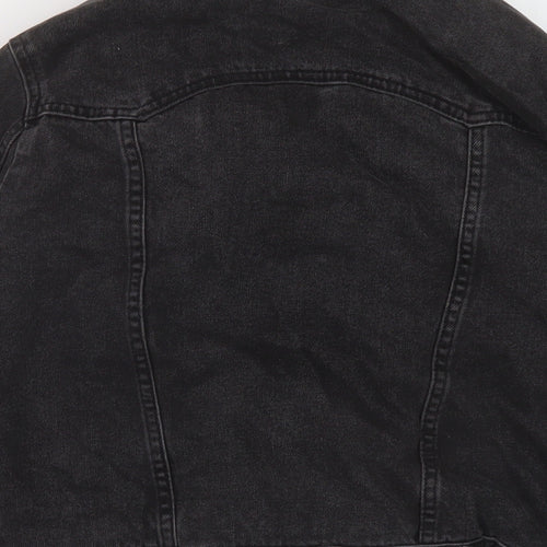 Topshop Womens Grey Jacket Size 4 Button