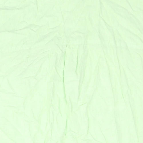 NEXT Womens Green Viscose Basic Button-Up Size M Collared