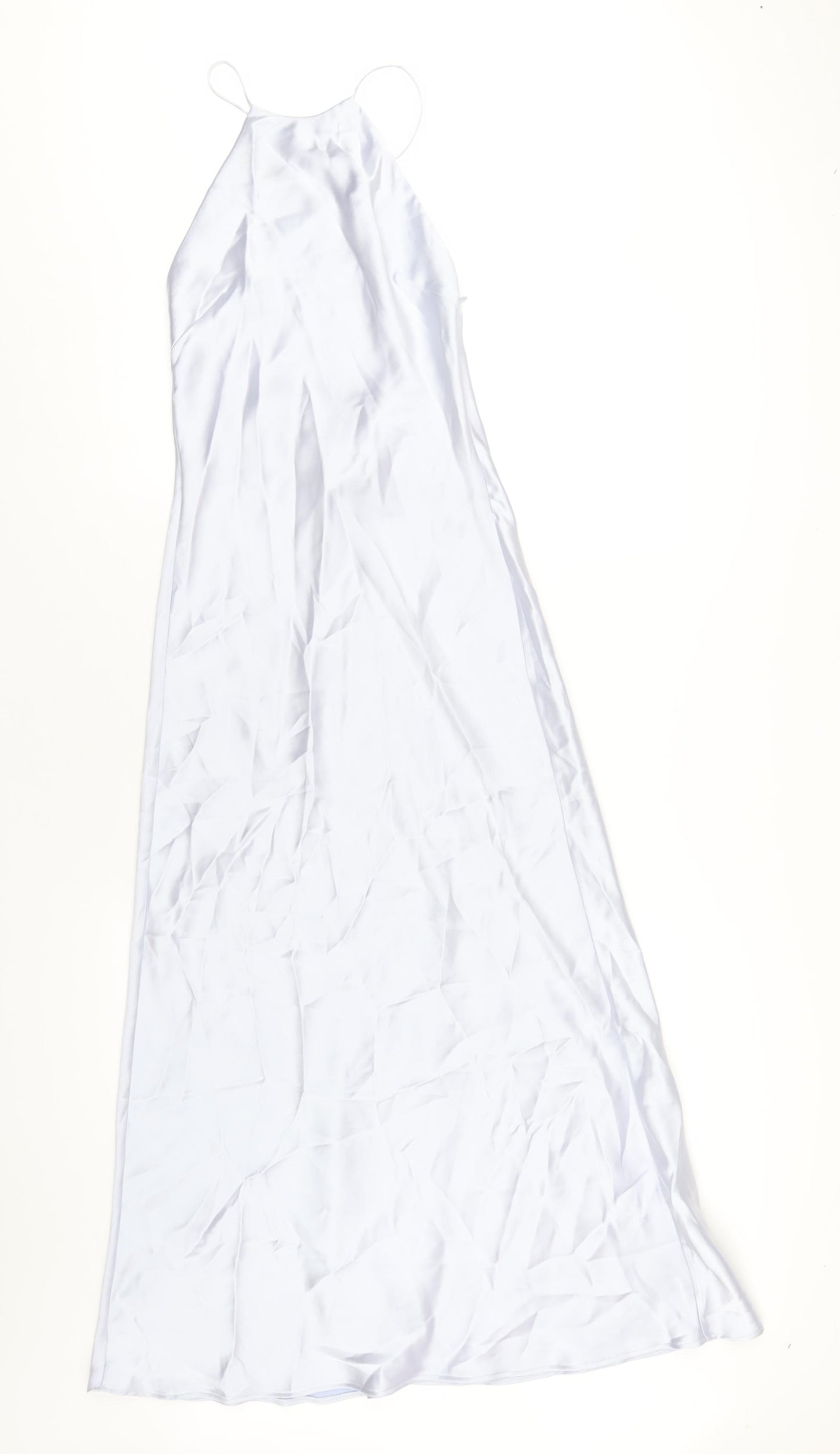 Zara Womens Blue Polyester A-Line Size XS Round Neck Zip