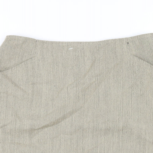 Jones New York Womens Beige Wool Straight & Pencil Skirt Size 10 Zip