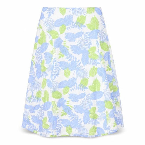 Emreco Womens Multicoloured Geometric Cotton A-Line Skirt Size 12