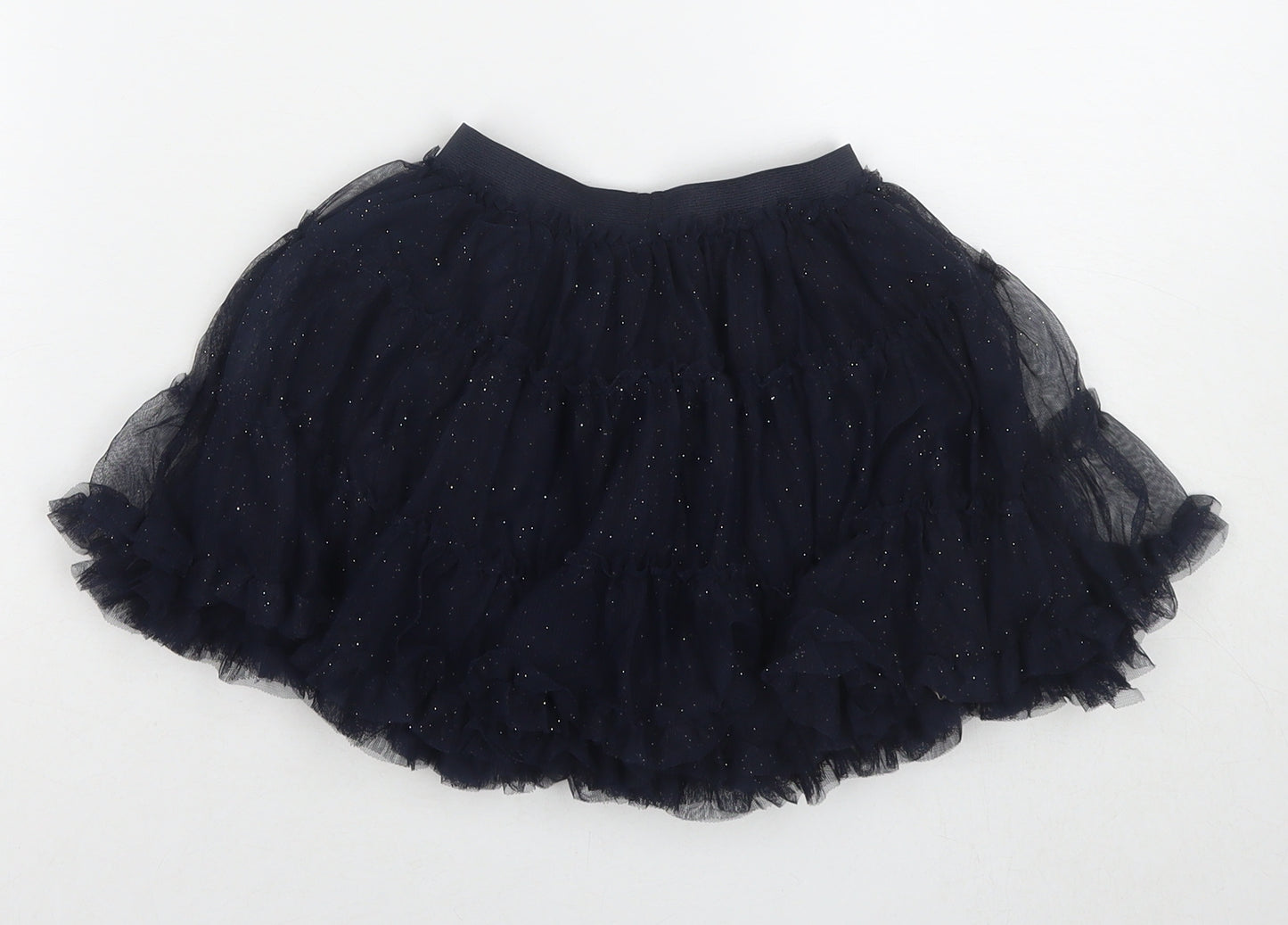 Mayoral Girls Blue Polyester Tutu Skirt Size 4 Years Regular Pull On - Glitter Detail