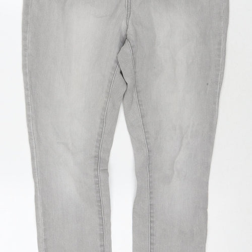 George Womens Gold Cotton Skinny Jeans Size 10 L28 in Regular Zip