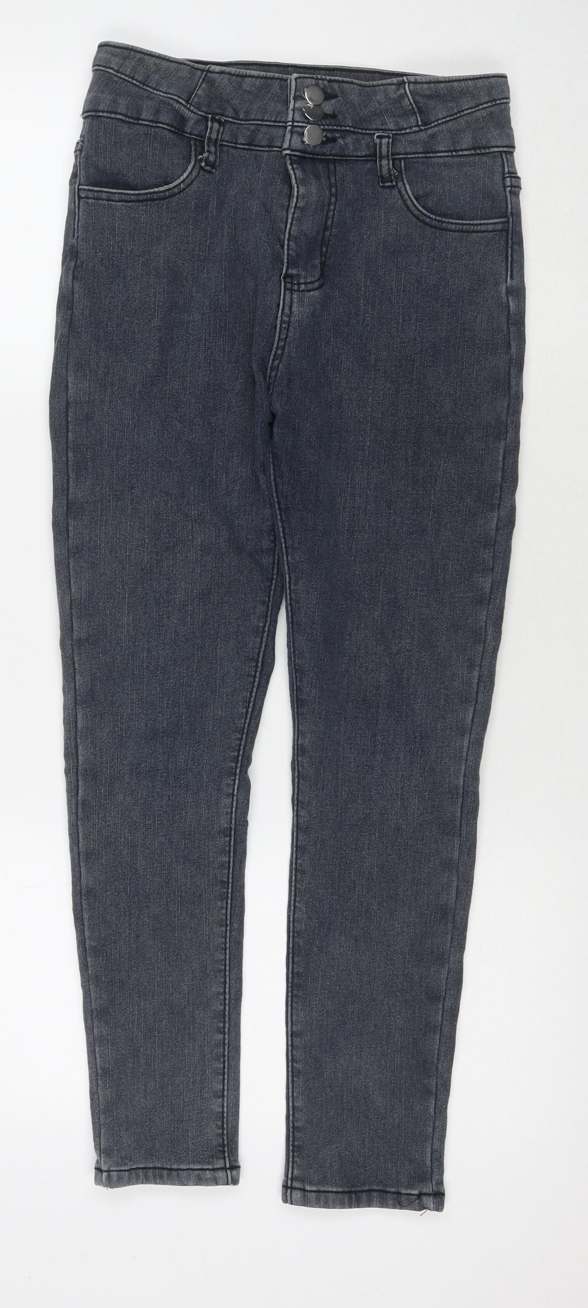 Denim Womens Blue Cotton Skinny Jeans Size 30 in L26 in Regular Zip