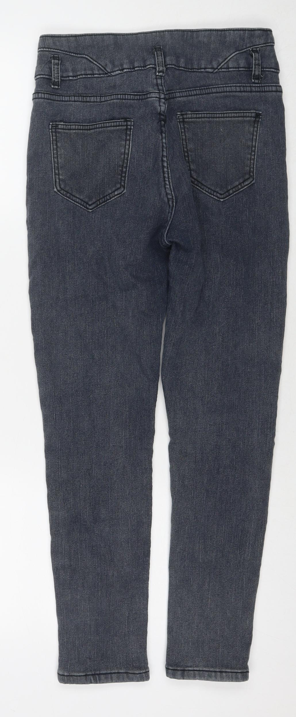 Denim Womens Blue Cotton Skinny Jeans Size 30 in L26 in Regular Zip