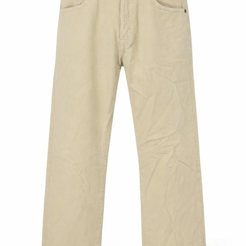NEXT Mens Beige Cotton Straight Jeans Size 34 in L31 in Regular Button