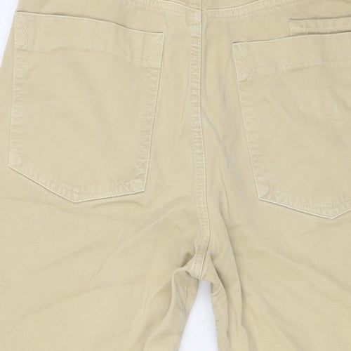 NEXT Mens Beige Cotton Straight Jeans Size 34 in L31 in Regular Button
