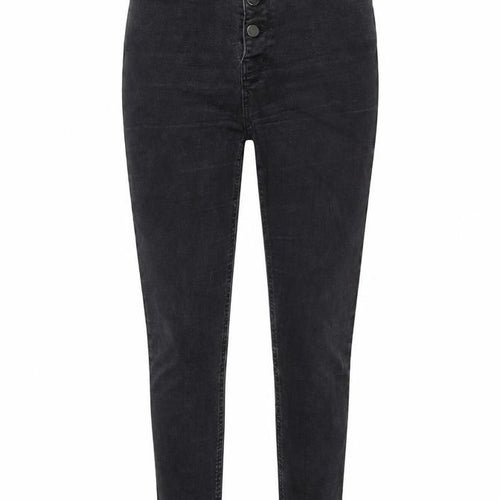 Zara Womens Black Cotton Skinny Jeans Size 8 L27 in Regular Button - High Waist