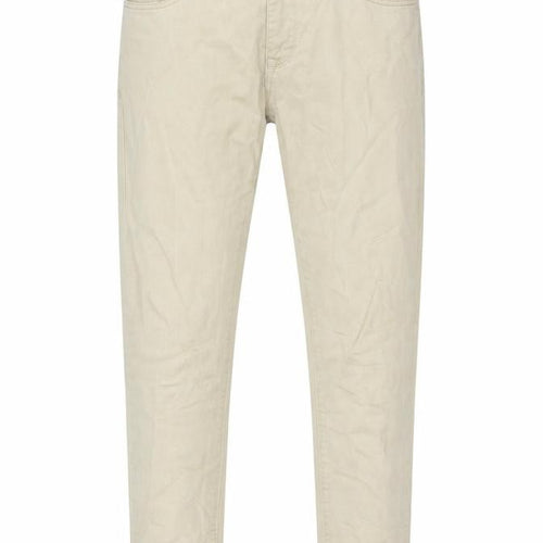 ASOS Mens Beige Cotton Straight Jeans Size 32 in L31 in Regular Button