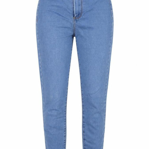 Denim Co Womens Blue Cotton Skinny Jeans Size 8 L25 in Regular Button