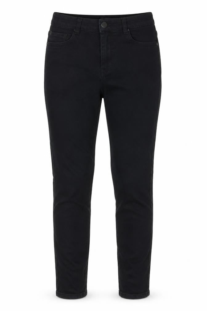 NEXT Womens Black Cotton Skinny Jeans Size 12 L28 in Regular Button