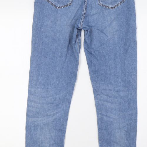 FOREVER 21 Womens Blue Cotton Skinny Jeans Size 28 in L29 in Regular Button
