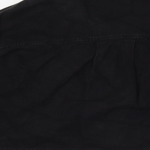 Bershka Womens Black Jacket Size L Button