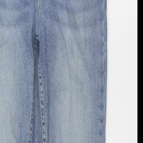 Jack Wills Womens Blue Cotton Skinny Jeans Size 26 in L29 in Slim Button - High Waist