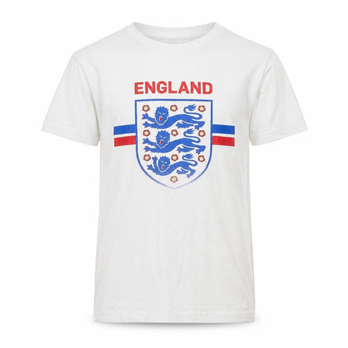 Marks and Spencer Girls White Cotton Ringer T-Shirt Size 11-12 Years Crew Neck - England
