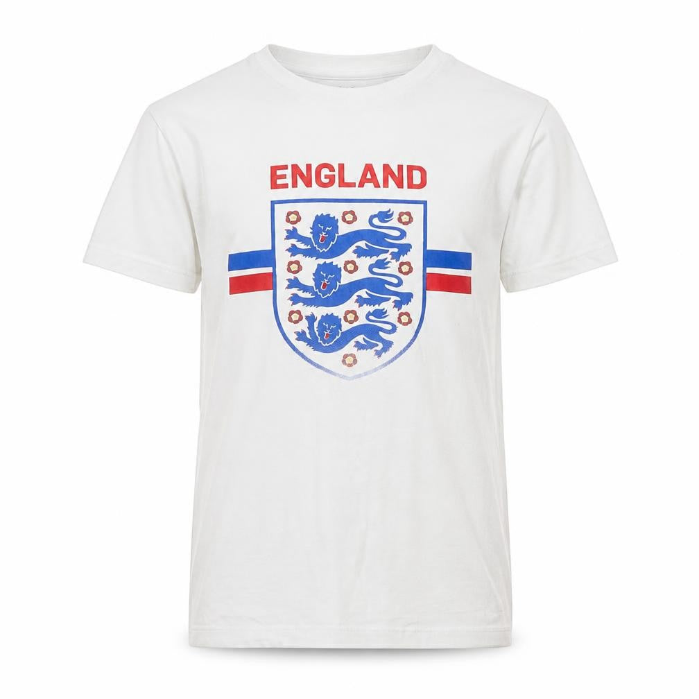 Marks and Spencer Girls White Cotton Ringer T-Shirt Size 11-12 Years Crew Neck - England