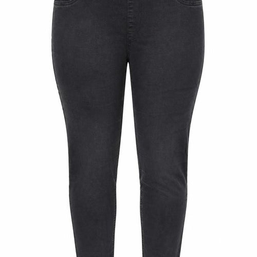 Marks and Spencer Womens Grey Cotton Blend Jegging Jeans Size 16 L29 in Regular
