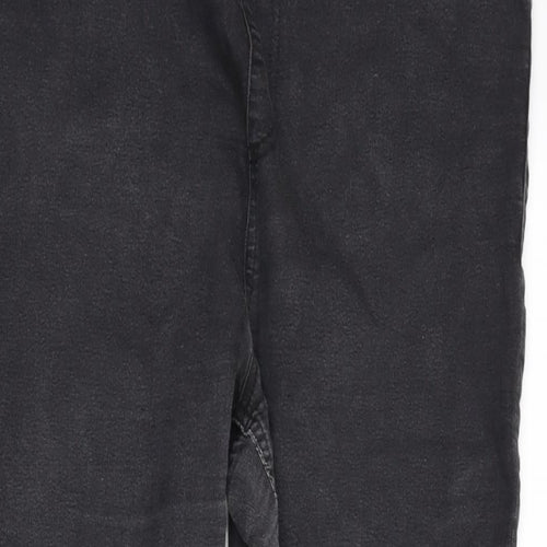 Marks and Spencer Womens Grey Cotton Blend Jegging Jeans Size 16 L29 in Regular